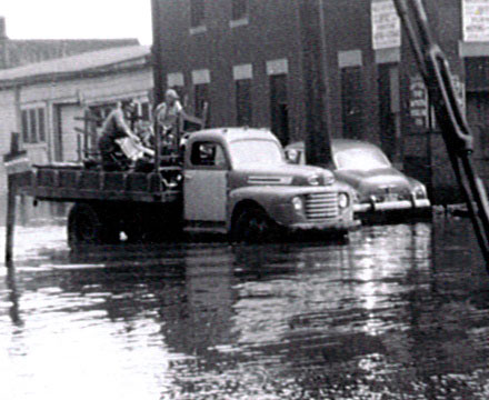 Timeline 1951 Flood